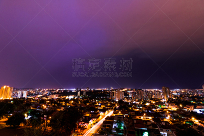 巴西,城市,圣保罗州,气候,暗色,环境,天气,暴风雨,雷雨,背景