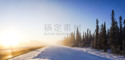 阿拉斯加,日出