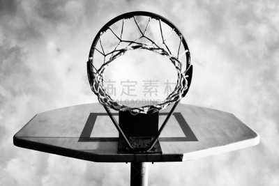 篮球框,女子篮球,运动,球,对称,视点,网,技术,云,篮球比赛