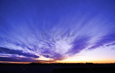 天空,黎明