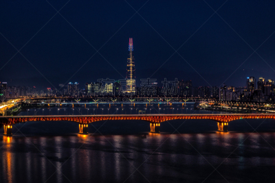 塔,桥,视角,著名景点,韩国,建筑特色,朝鲜半岛,户外,建筑,城市