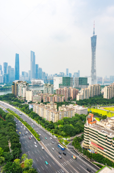 广州,珠江新城,城市天际线