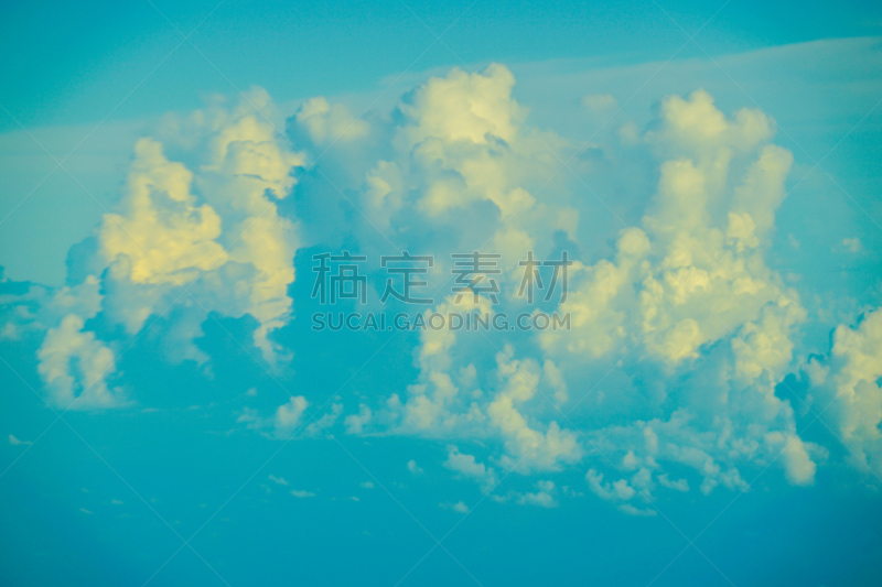 天空,夏天,积雨云,度假胜地,水平画幅,云,无人,半空中,东亚,户外