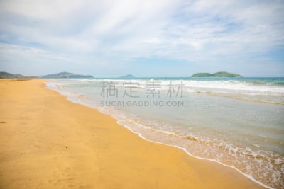风景,海南省,海滩,自然美,海湾,面向陆地,横截面,平视角,云景,环境