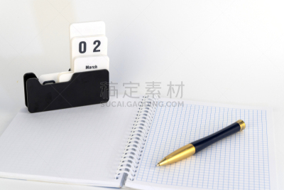月,春天,白昼,第二天,留白,日历,做计划,空的,白色背景,行军