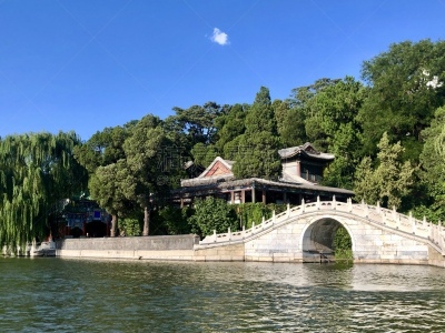 白昼,北海市,园林,传统,北京,公园,船,池塘,著名景点,春天
