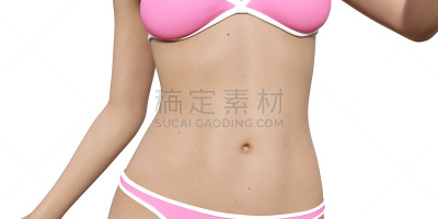 女人,运动,腹肌,成年的,人类消化系统,胃,皮肤,躯干,腰部