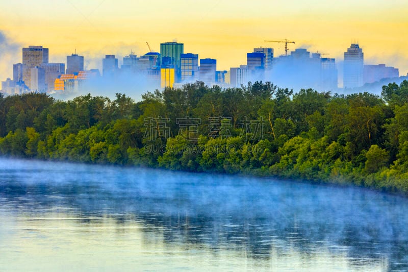 加拿大,城市,阿尔伯塔省,埃德蒙顿,商务,城市生活,飘然,城镇景观,交通堵塞,北萨克其万河