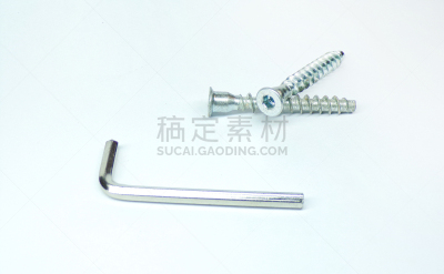 活动扳手,螺丝,六边形,白色背景,公亩,分离着色,螺钉