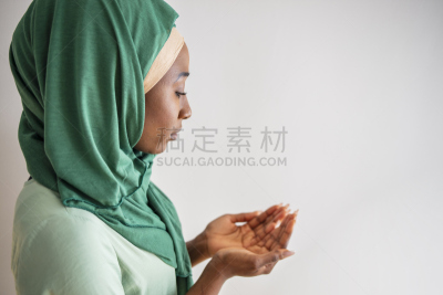 青年人,伊斯兰教,女人,清真寺,祈祷