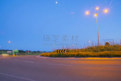 照明设备,陶朗加,帕帕摩瓦海滩,早晨,美术工艺,曙暮光,希腊,光轨,公路,多车道公路