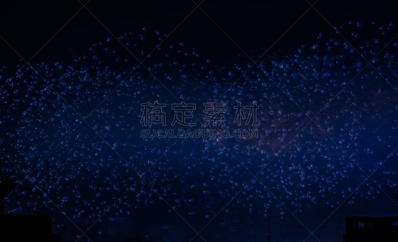 北京,中国,夜晚,放焰火,天空,假日,第七十周年,烟花秀,2019,十月