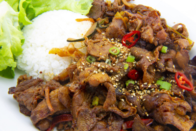 蔬菜,猪肉,炒菜
