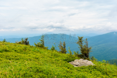 山,草地