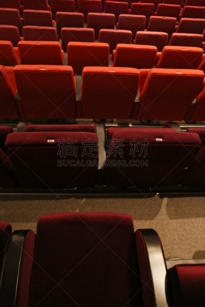 会议中心,室内,红色,横截面,空的,成一排,背景,商务,图像,垂直画幅