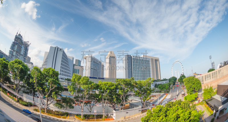 滨海湾 ,新加坡市,都市风景,摩天大楼,旅游目的地,酒店,居住区,建筑外部,桨叉架船