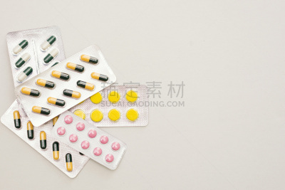 药丸,健康保健,绿色,堆,粉色,黄色