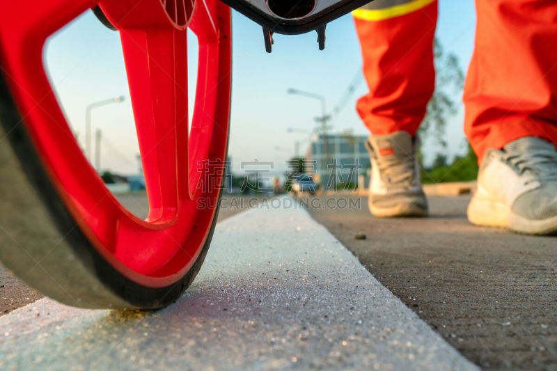 路,特写,测距轮,沥青,车轮,测量工具,汽车,交通,婴儿车