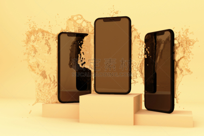 三维图形,图像,黄色背景,黄色,湿,商务,触摸屏,计算机,背景分离,牛奶