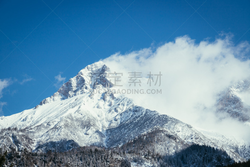 地形,阿尔卑斯山脉,奥地利,冬天,澳大利亚阿尔卑士山脉