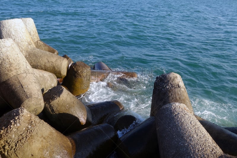 石头,破浪堤,黑海,鼹鼠