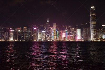 铜锣湾,水平画幅,夜晚,无人,海港,九龙,户外,都市风景,现代,著名景点
