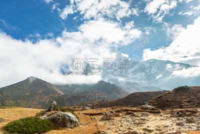 尼泊尔,珠穆朗玛峰,阿马达布朗峰,徒步旅行,大本营,运动,景观设计,灵感,世界遗产,技术