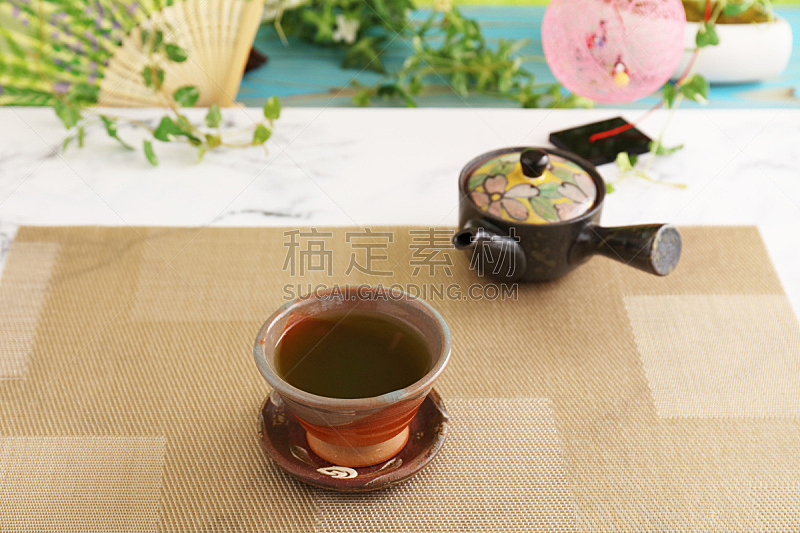 绿茶,饮料,茶,热饮,舒服,日式茶杯,餐馆,住宅内部,餐桌,日本