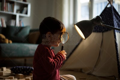 照明设备,看,可爱的,暗色,土耳其,纺织品,法国,曙暮光,女婴,一个人
