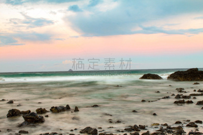 海滩,自然美