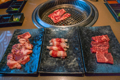 牛肉,格子烤肉,烤肉架,日本,生食,猪肉,切片食物,接力赛,韩国食物,野餐烤牛肉