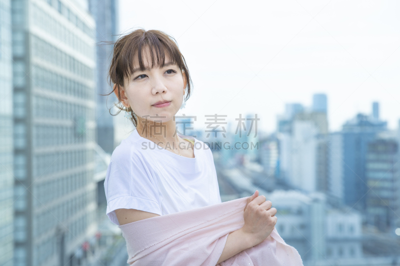 女人,面部表情,担心,想