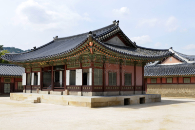 宫殿,韩国,水平画幅,建筑,无人,建筑外部,户外,建筑结构,彩色图片,亚洲