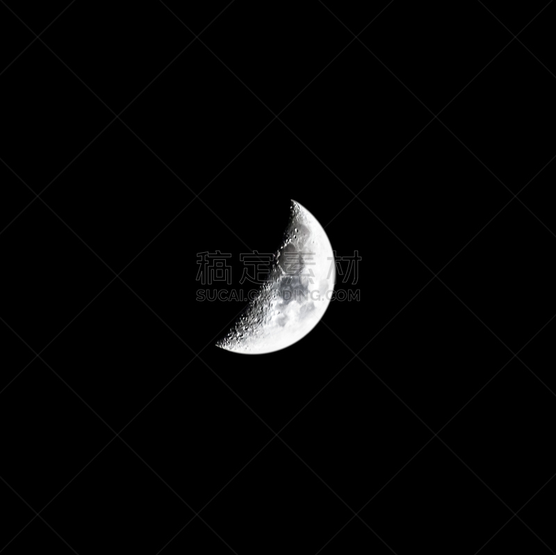 天空,月亮,夜晚,暗色