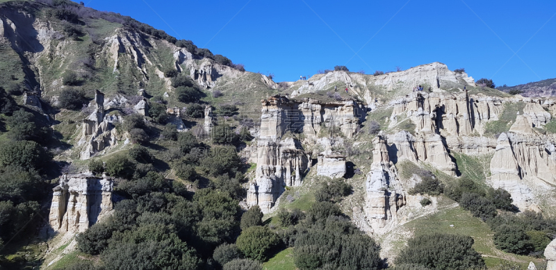 万岩柱,土耳其,环境,废墟,烟囱,岩石,户外,山谷,火山,自然