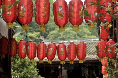 灯笼,春节,悬挂的,启动仪式,事件,传统节日,装饰物,住宅内部,护身符,成都
