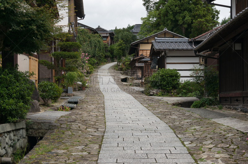 街道,石材,日本,传统,条纹,建筑外部