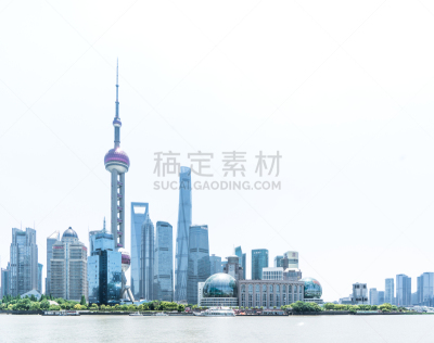 上海,全景,建筑外部,国际著名景点,水,天空,未来,上海证券交易所,夏天,浦东