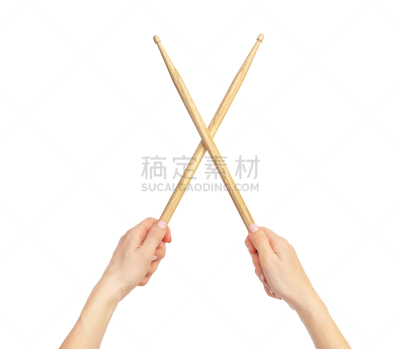 女人,拿着,鼓槌,白色,手,分离着色,安全护栏,噪声,健康保健,部分