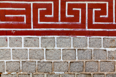 This wall detail is from Bukchon Hanok Village, a traditional Korean village in Seoul, South Korea, 37°34'59.97" N 126°59'1.17" E