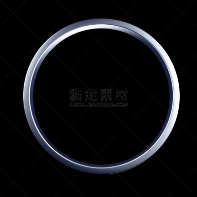 金属,三维图形,戒指,绘画插图,黑色背景,分离着色,背景分离,图像,银色,无人