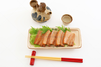 食品,肉制品,餐具,炖品,快餐车,工艺品,冲绳县,筷子架,晚餐,白色背景