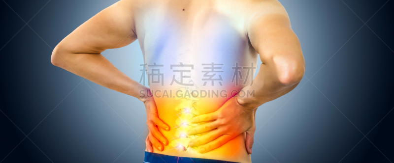健康保健,痛苦,男人,后背,腰痛,概念,拿着,腰部以下,按摩师,人类骨架