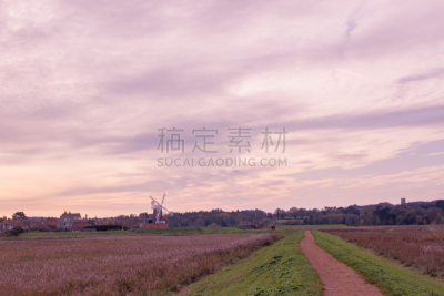 cley next the sea,诺福克,自然,偏远的,图像,美,英国,宁静,自然美,无人