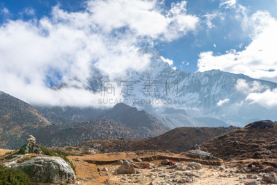 尼泊尔,珠穆朗玛峰,阿马达布朗峰,徒步旅行,大本营,运动,景观设计,灵感,世界遗产,技术