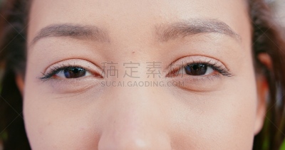 人的眼睛,户外,眨眼,女人,羊毛帽,亚洲,波兰,肖像,动物,儿童