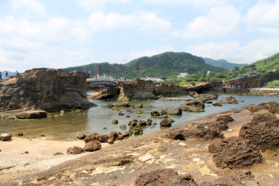 野柳地质公园,岩石,过去,著名景点,废墟,户外,天空,建筑,古代文明,远古的