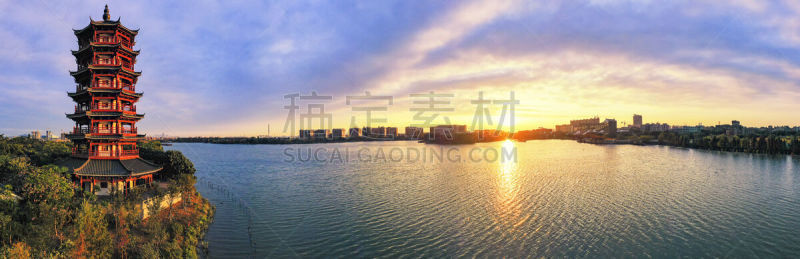 公园,湖,湿地,东莞,广东省,黎明,风景,传统,商务,环境
