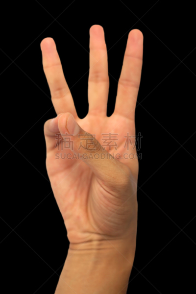 瑜伽,男性,透明,青少年,手,分离着色,交通堵塞,黑色背景,喉咙