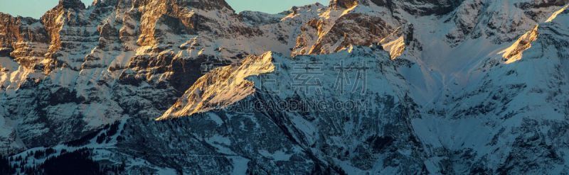 黎明,密迪齿峰,黄昏,宽屏,阴影,户外,天空,瑞士,山脉,摄影